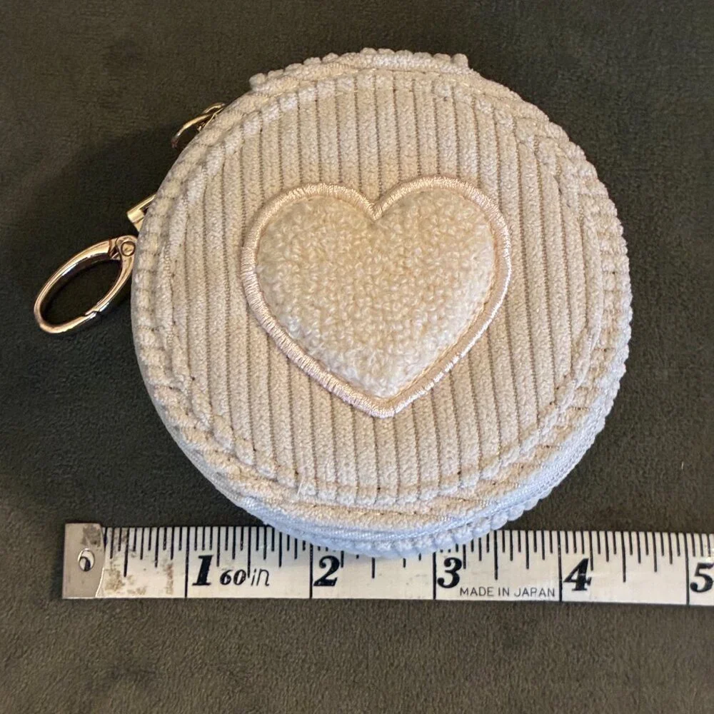 NWOT Altar'd State Corduroy Embellish Heart Pill Box - Picture 9 of 9